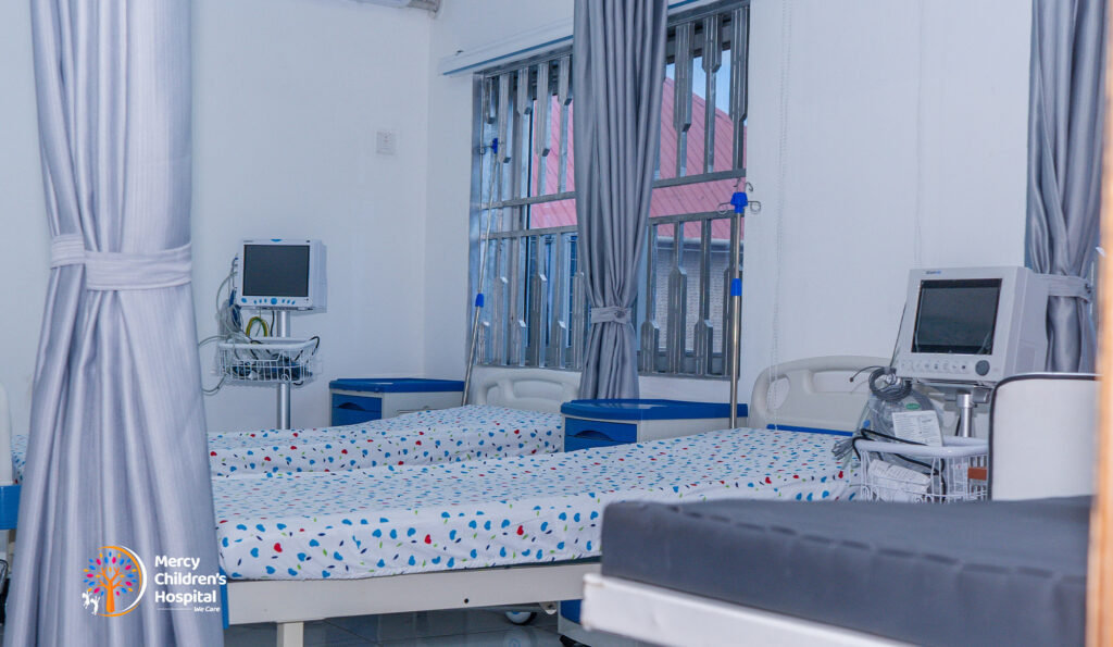 The paediatric ward at Mercy Children's Hospital